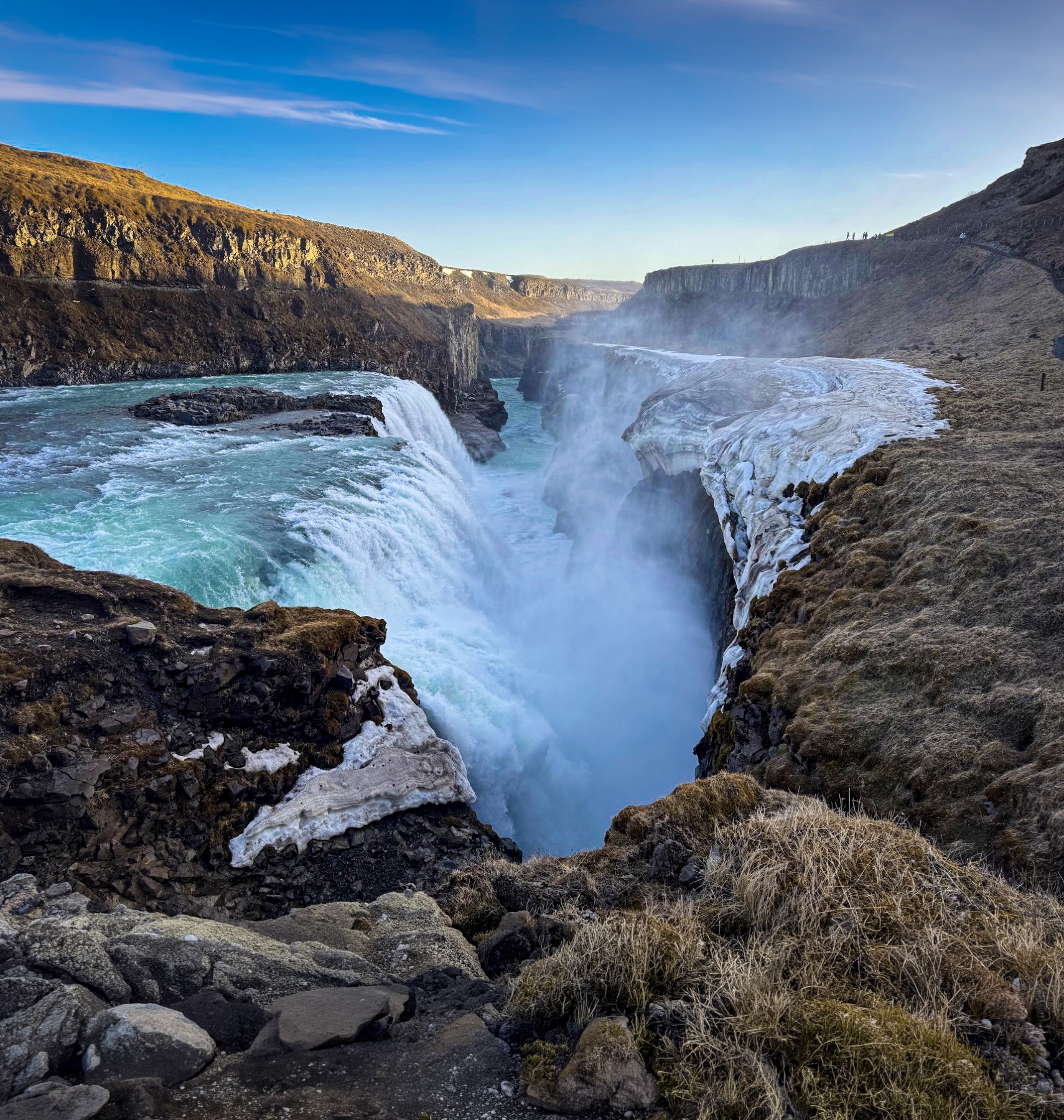 Gullfoss waterfall in Iceland